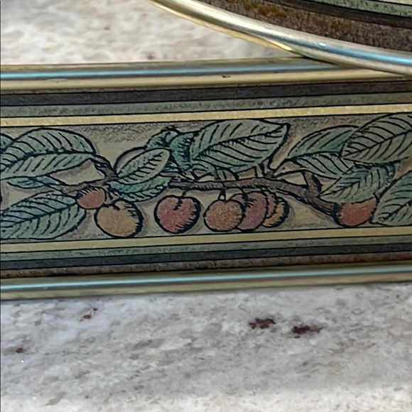 Vintage Pyrex Teleflora Pattern MCM Carriers- Set of Round and Rectangular - Picture 4 of 6